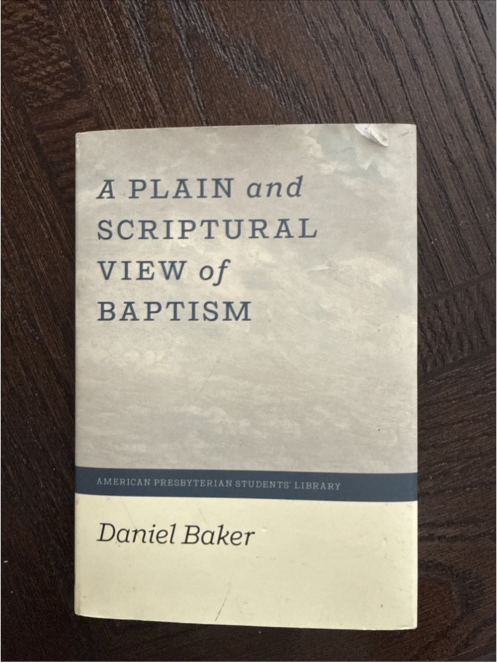 A Plain and Scriptural View of Baptism by Daniel Baker- NEW - HC - FREE Ship.